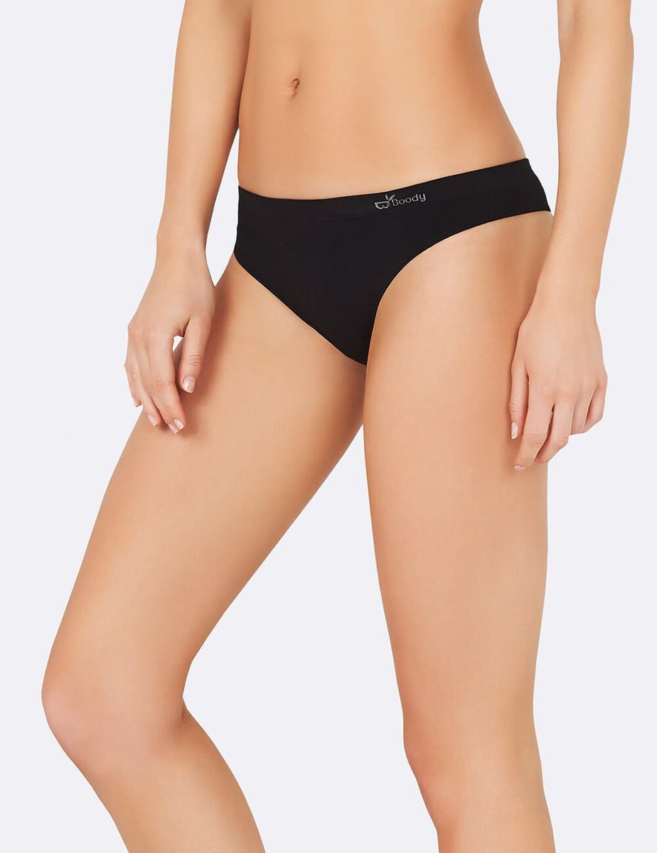 Boody Body EcoWear women's classic bikini panties, low rise, soft