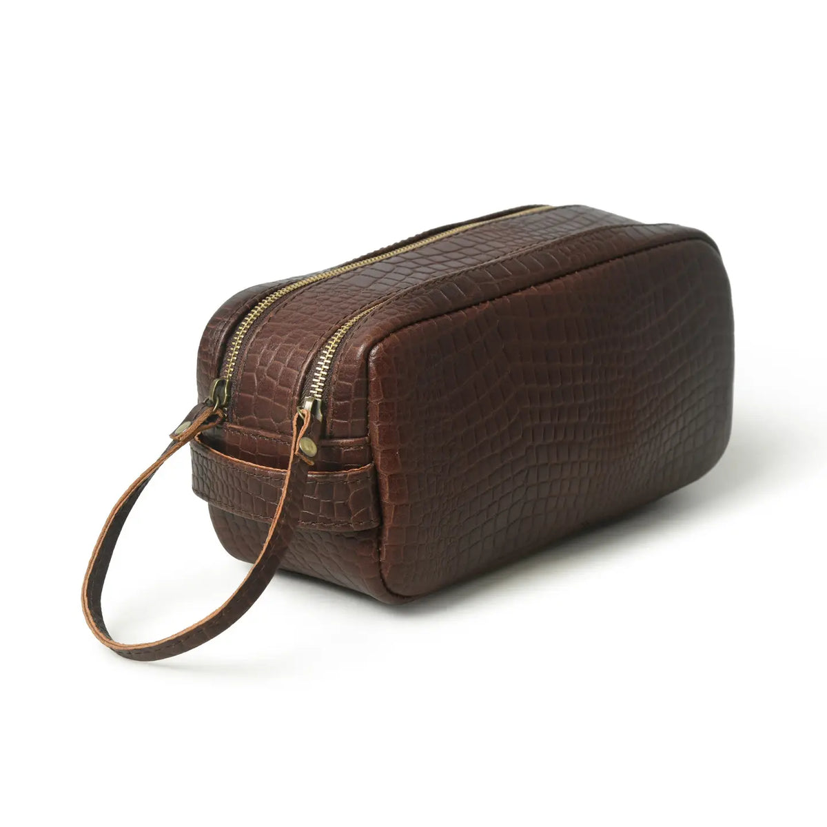 Crock Leather Dopp Kit – PrettyStick