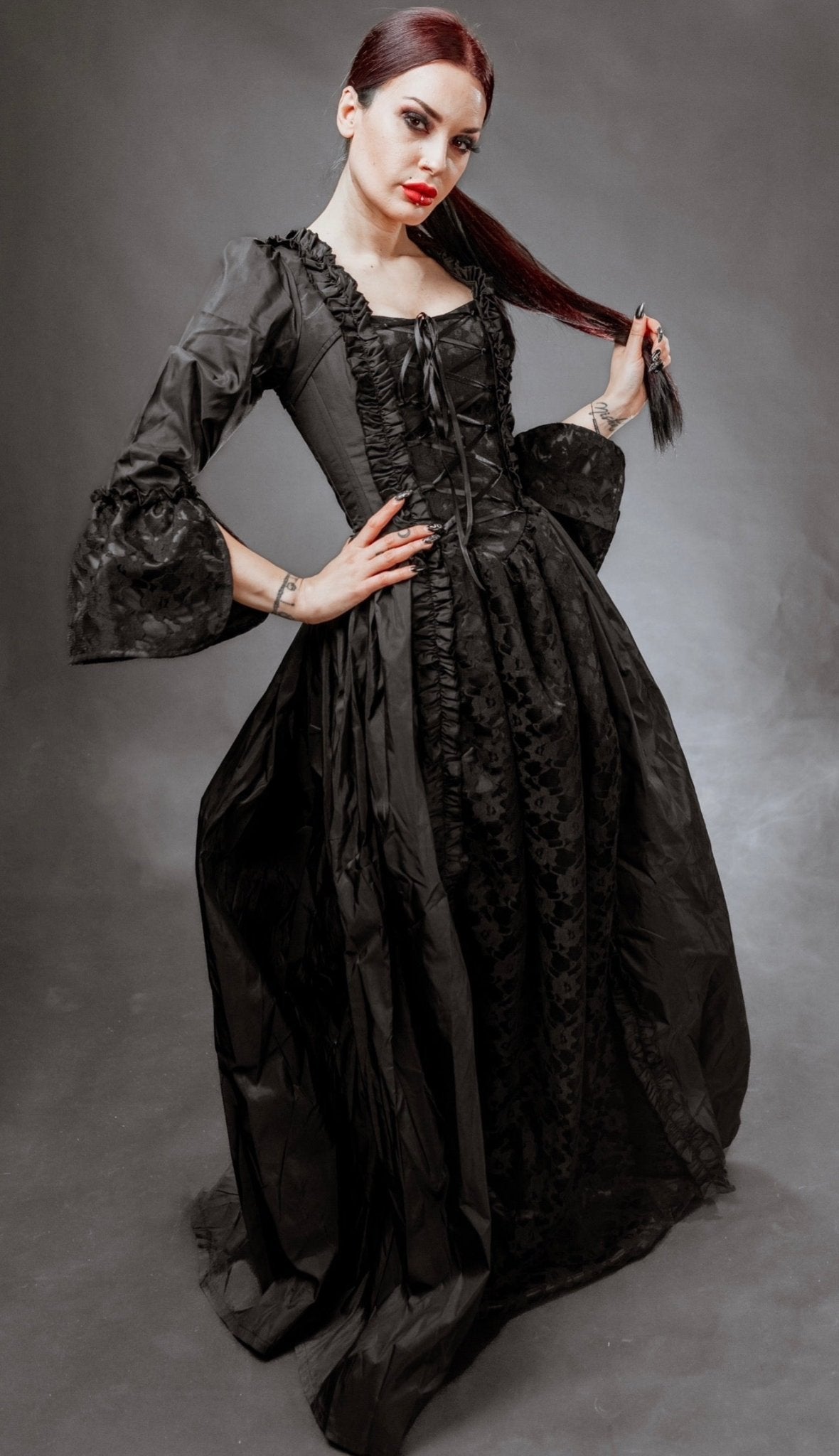 marie antoinette black dress Burleska 18-20 / Green Akiihool Dress Shoes for Everyday Essentials:Going Out Size:10.5 E shoulder style...elastic around upper